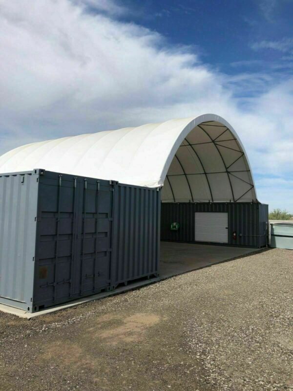 26x40x10 Container Shelter W/Heavy Duty 21 oz PVC Fabric - Image 5