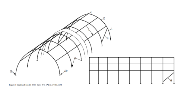 20x40x12P Heavy Duty PVC Fabric Building - Image 2