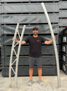 dual truss frame vs single pipe frame