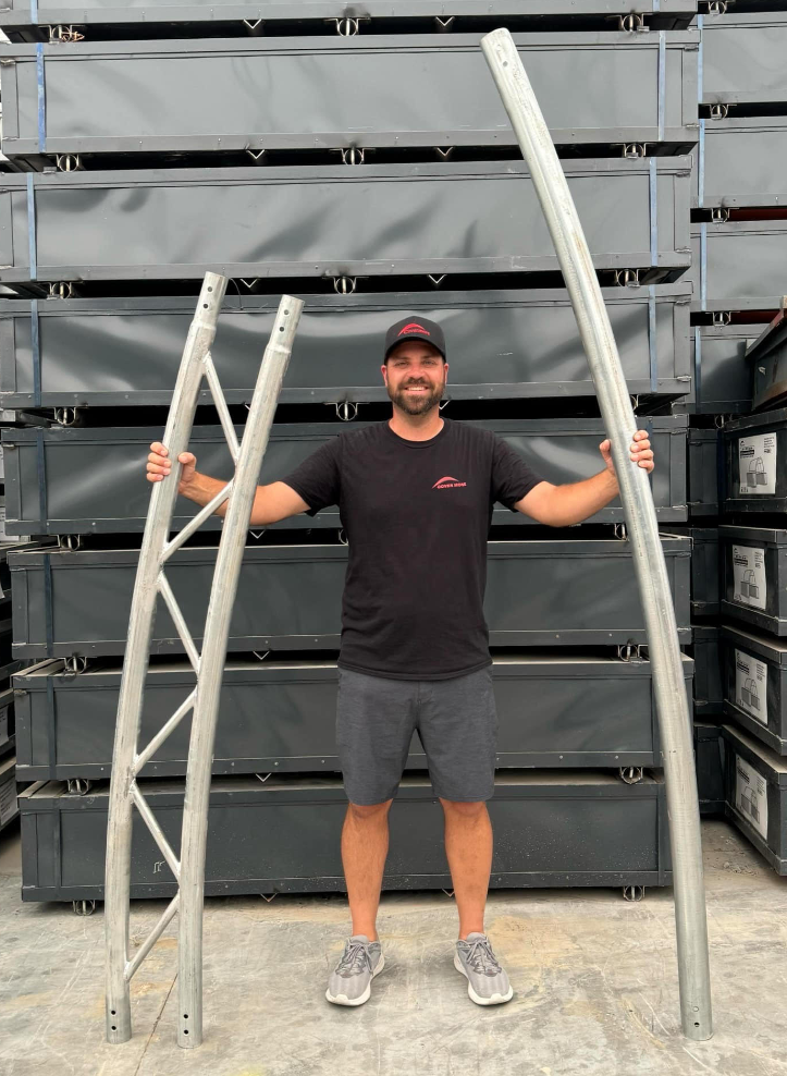 dual truss frame vs single pipe frame