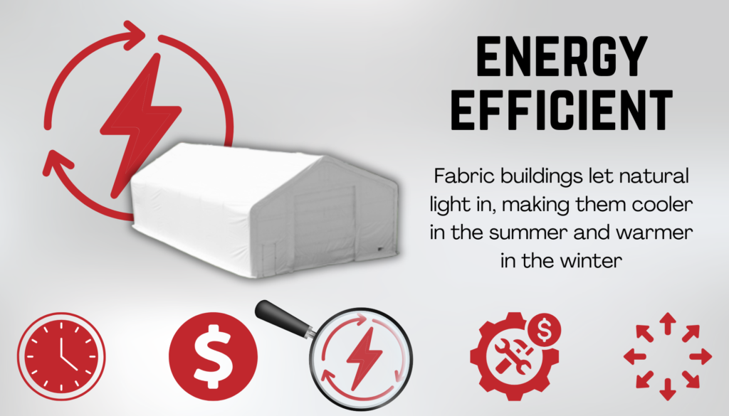 5 Key Benefits of Fabric Shelters and Buildings vs Permanent Structures 3 5ReasonsEnergyEfficient