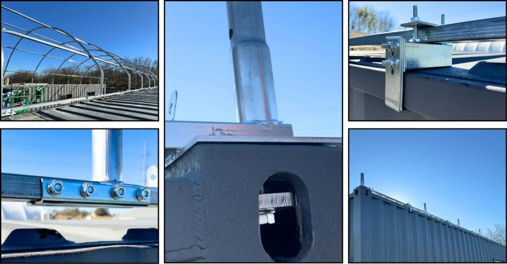 6 Mounting Options for PVC Shelters: Choosing the Best Fit 2 Covermore Frame with Twist Lock Corners