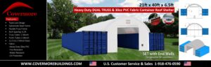 21x40 dual truss container shelter